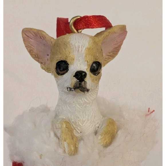 Santa's Little Pals Chihuahua Ornament from E & S Imports Dog Pets Animal Lovers - Picture 4 of 8